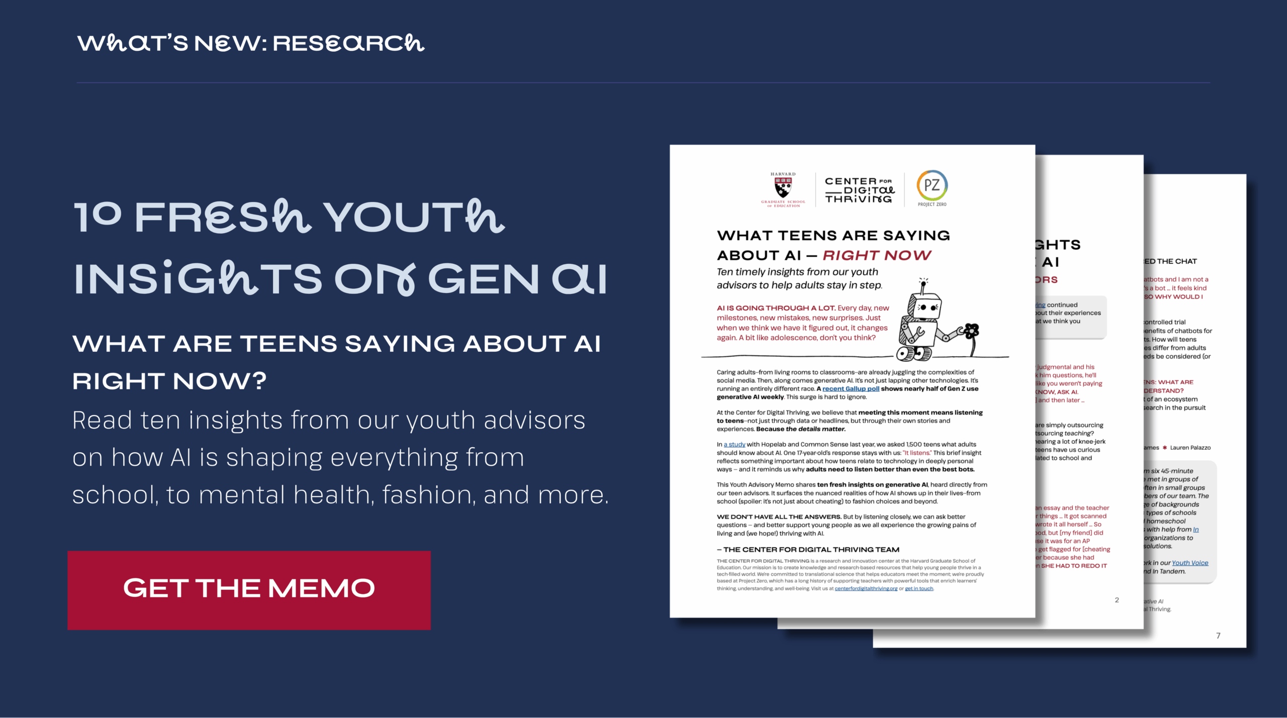 CDT Gen AI Memo