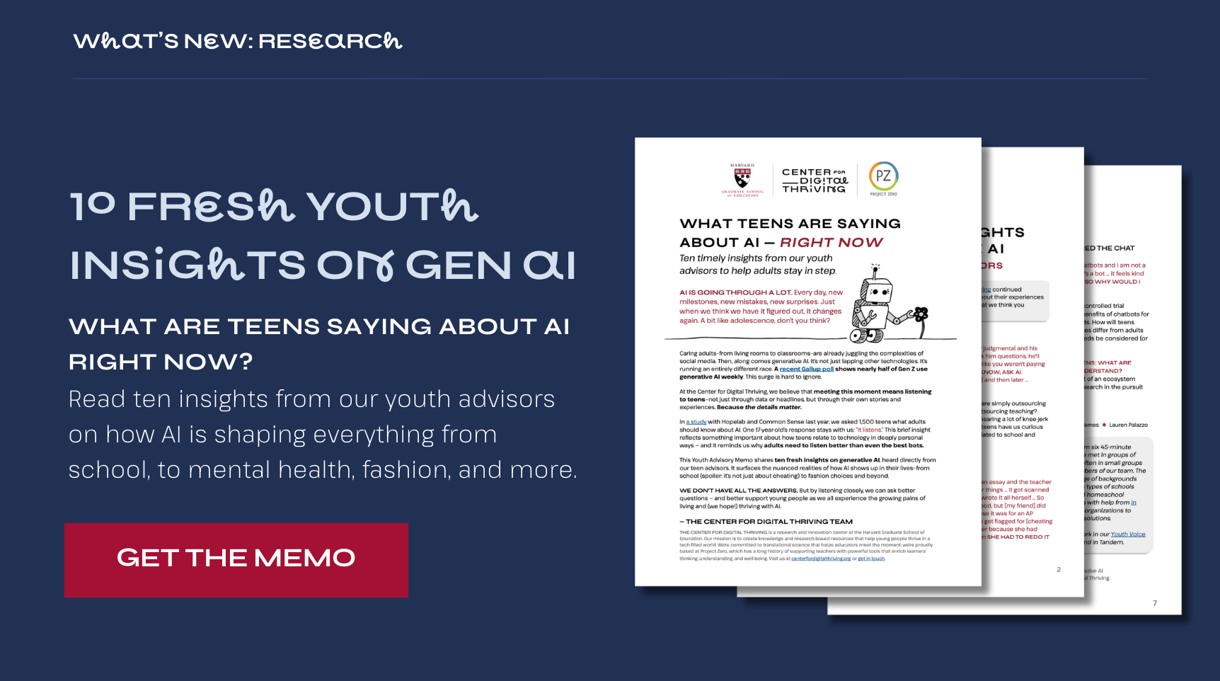 Youth Advisory Insights: Gen AI Memo (PDF)
